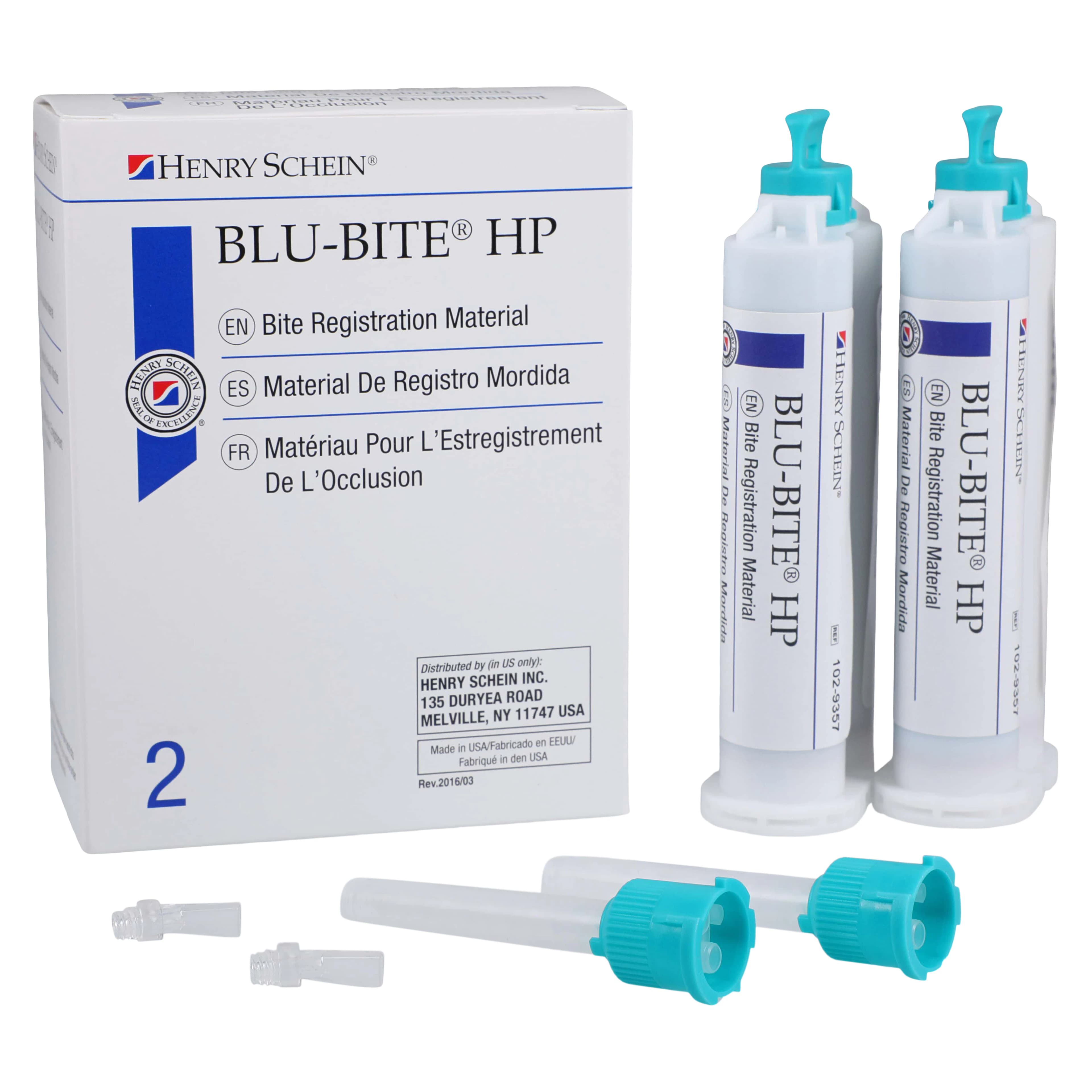 Blu-Bite HP Bite Registration Material, Super Fast Set, Unflavored, Vinyl Polysiloxane, 2/Bx thumbnail 2
