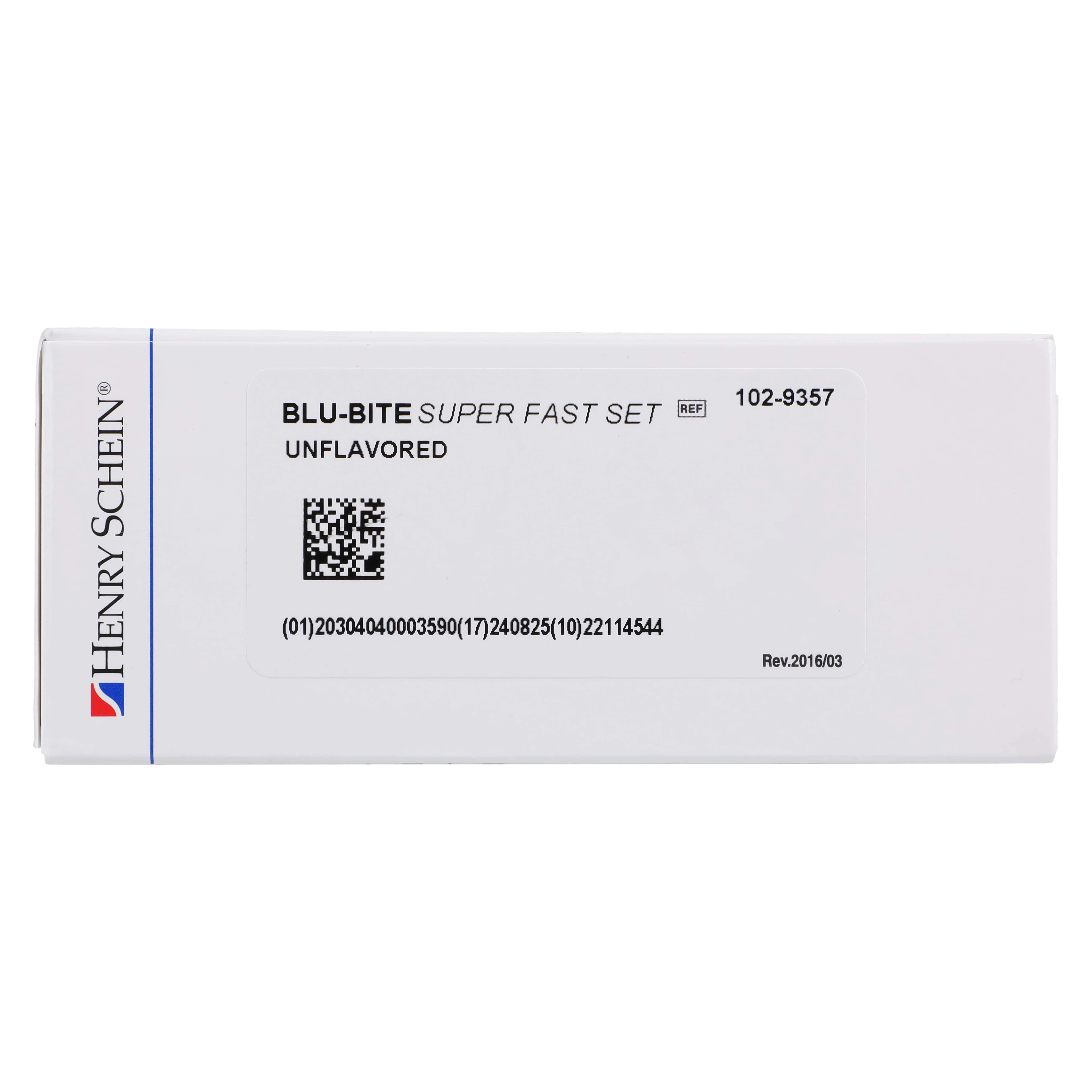 Blu-Bite HP Bite Registration Material, Super Fast Set, Unflavored, Vinyl Polysiloxane, 2/Bx thumbnail 12