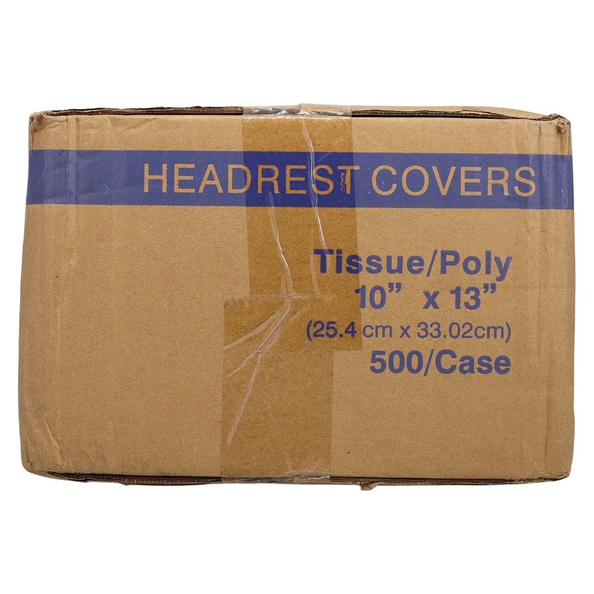 HSI Headrest Cover, Tissue/Poly, Lavender, Regular, 10 in x 13 in, 500/Case thumbnail 2