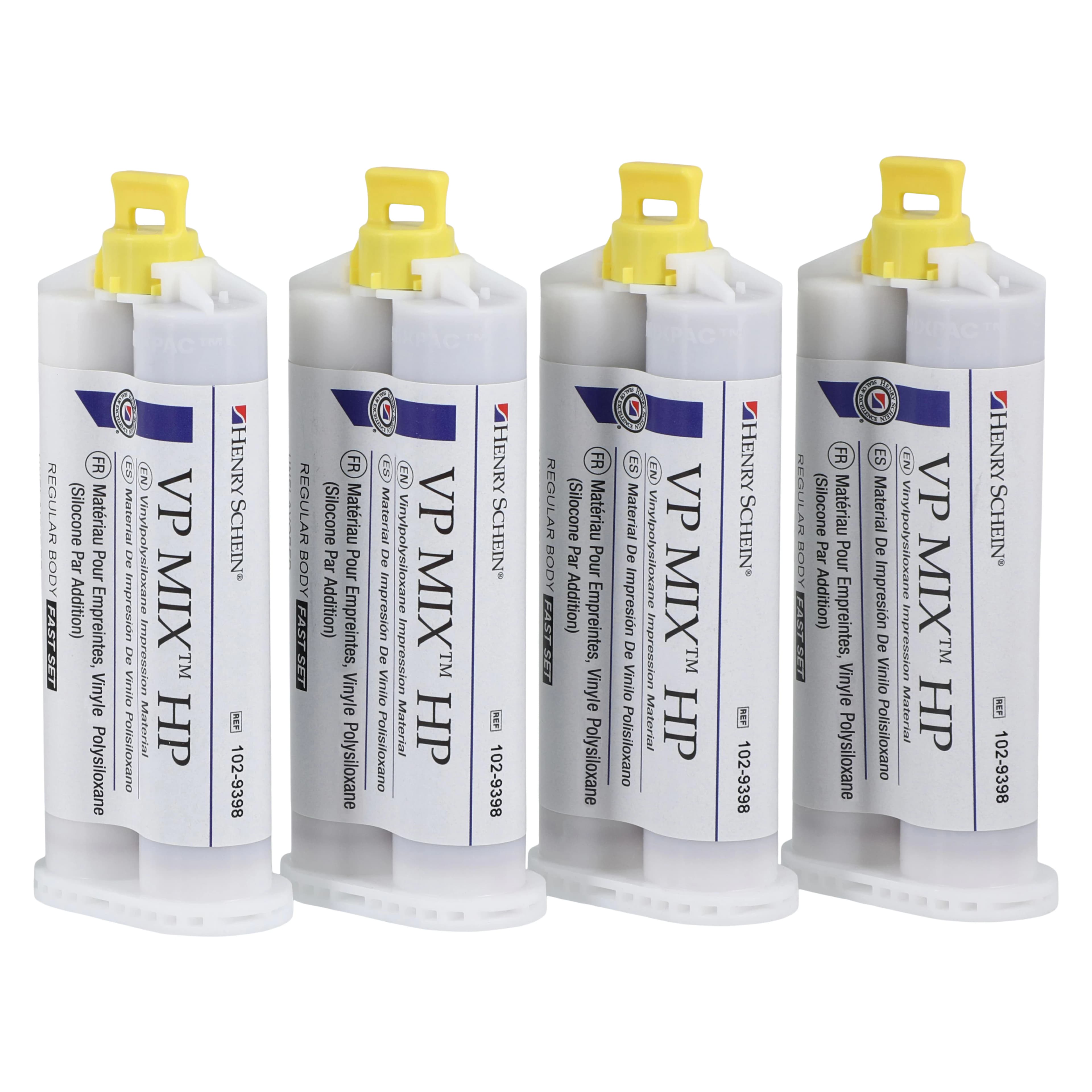 VP Mix HP VPS Impression Material, Fast Set, Regular Body, Lilac, Unflavored, Gluten Free, 4/Box thumbnail 2