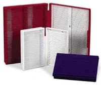 Microscope Slide Storage Box, 3-1/8" x 2" x 1/16", White, 72/Case - Boxes Slide 3-1/8x2, 1/16 - Image 1