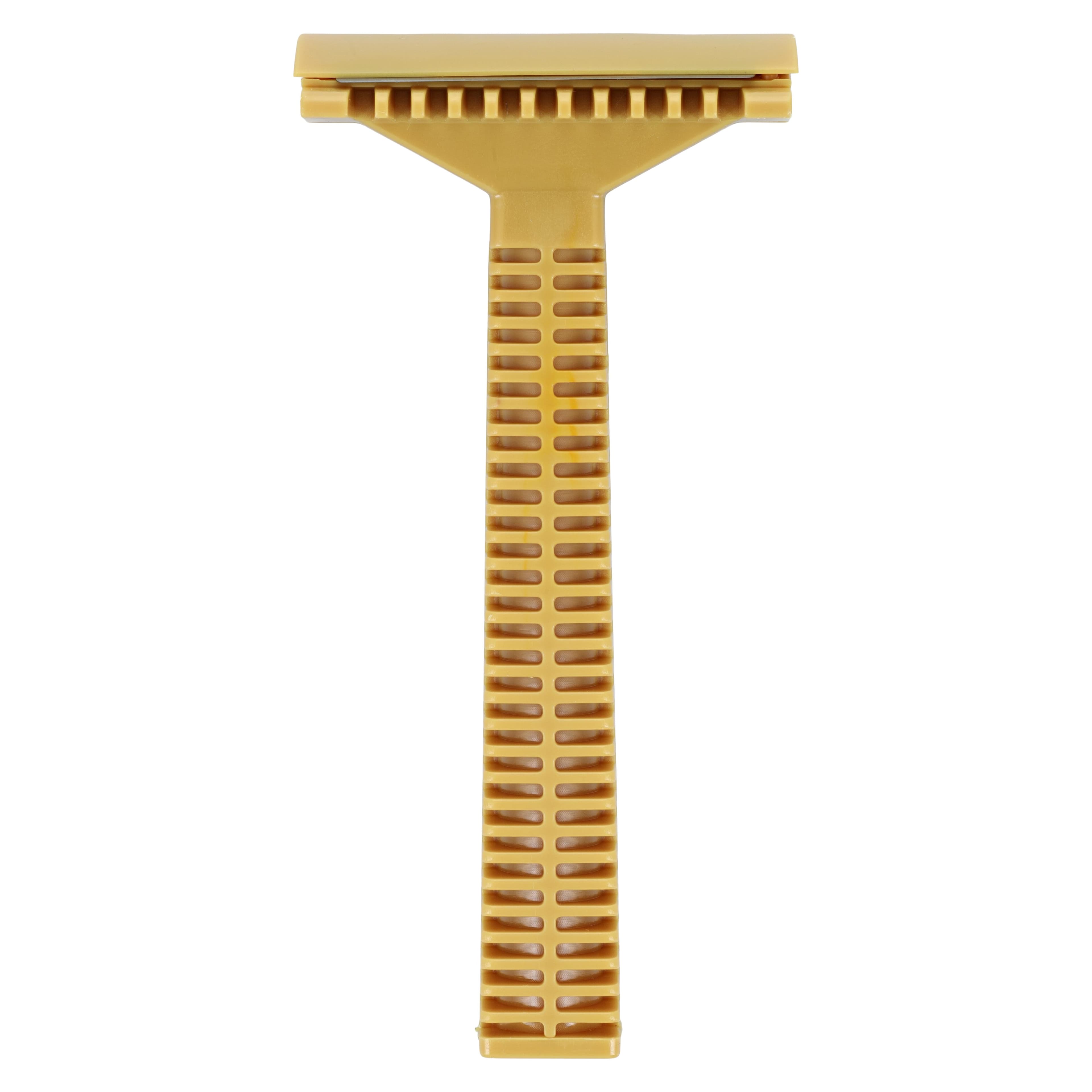 Medegen Shave Prep Razor, Double Edge, Disposable, Gold thumbnail 4