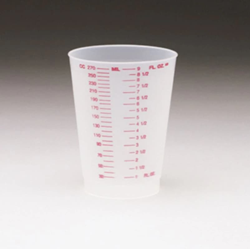 Medegen Intake Tumbler Glass, Opaque, 9 oz (3" x 4") - Glass Intake Opaque - Image 1
