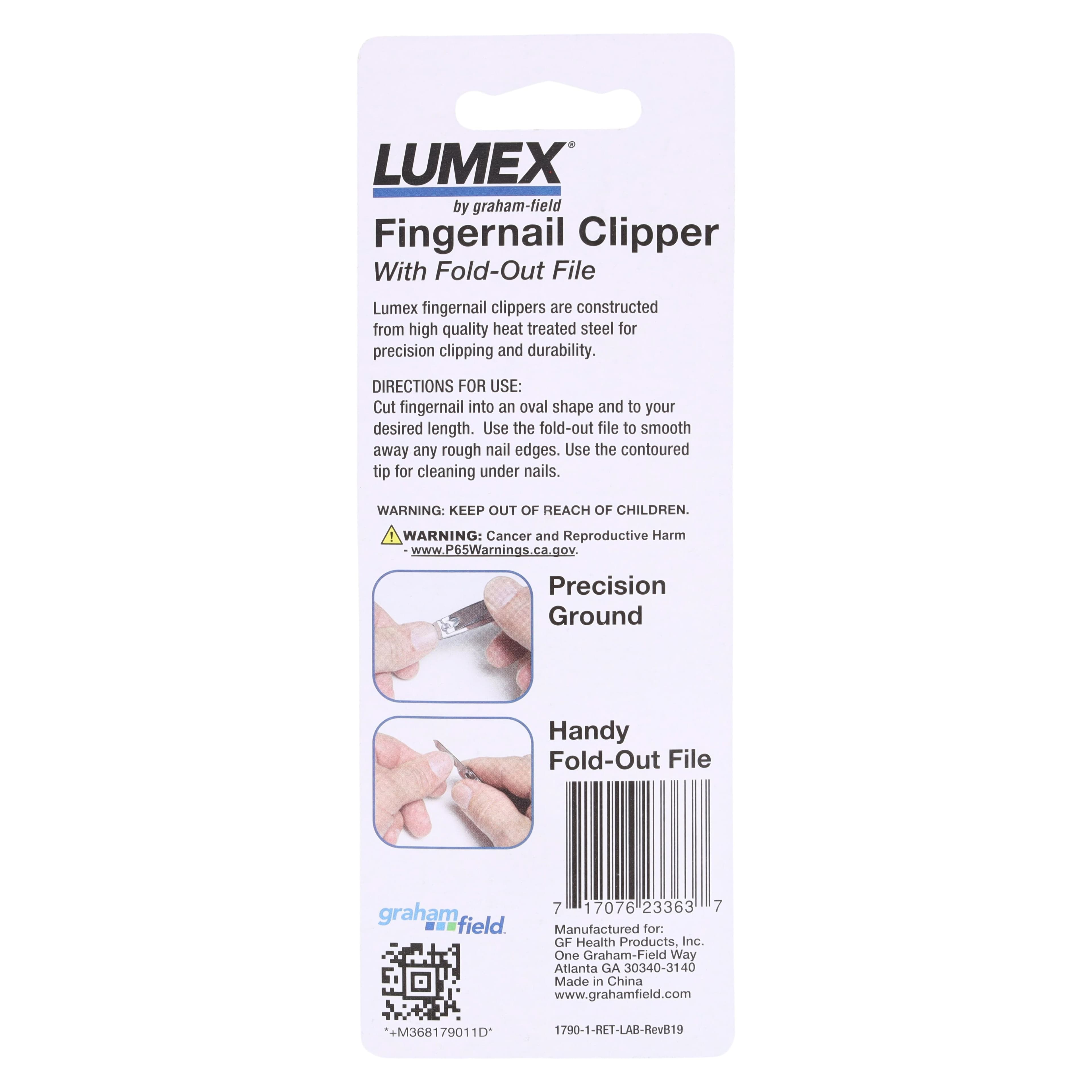 Graham-Field Grafco Fingernail Clipper, 2x1/2", Nickel Plated, Each thumbnail 2