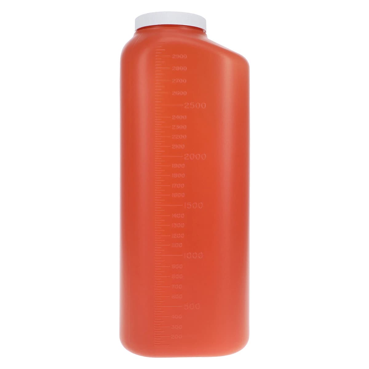 Medegen 24-Hour Urine Collection Container, 3000mL Polypropylene, Non-Sterile, Graduated, Amber, with Handle and Screw Cap thumbnail 2