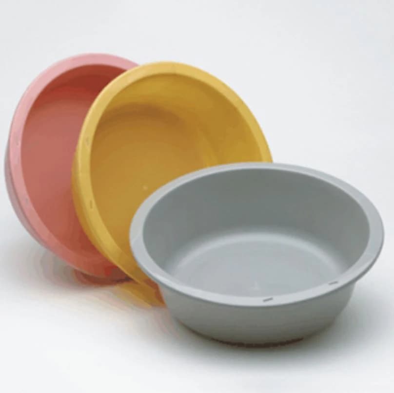 Medegen Medical Products Wash Basin, Round, Polypropylene, Dusty Rose, 5 qt - Basin Wash Plastic 5Q NS Rose - Image 1
