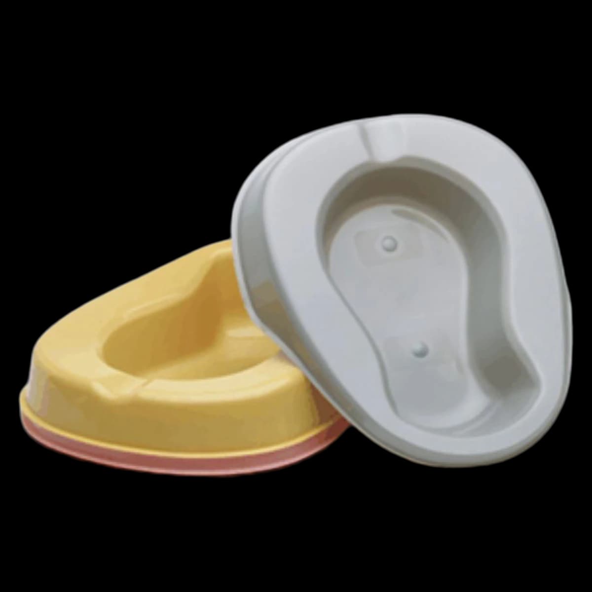 Medegen Commode Bedpan, Dusty Rose, 1.7 qt - Bedpan Commode Pls 1.7 Qt Rose - Image 1