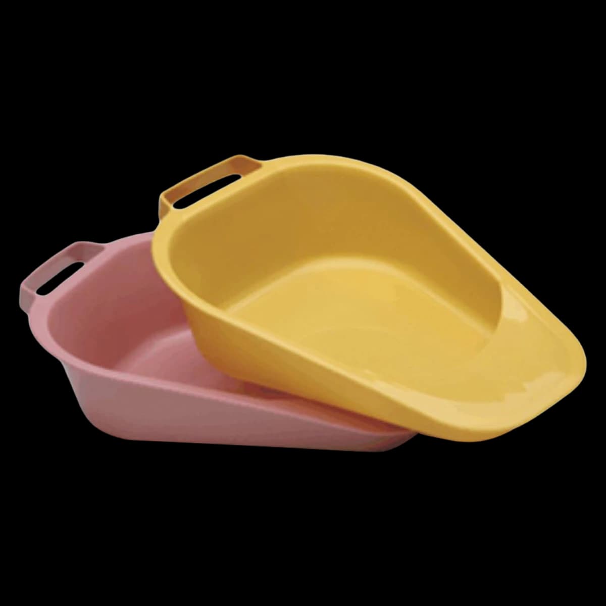Medegen Fracture Bedpan, 1.1 qt, Gold - Bedpan Fracture Pls 1.1 Qt Au - Image 1