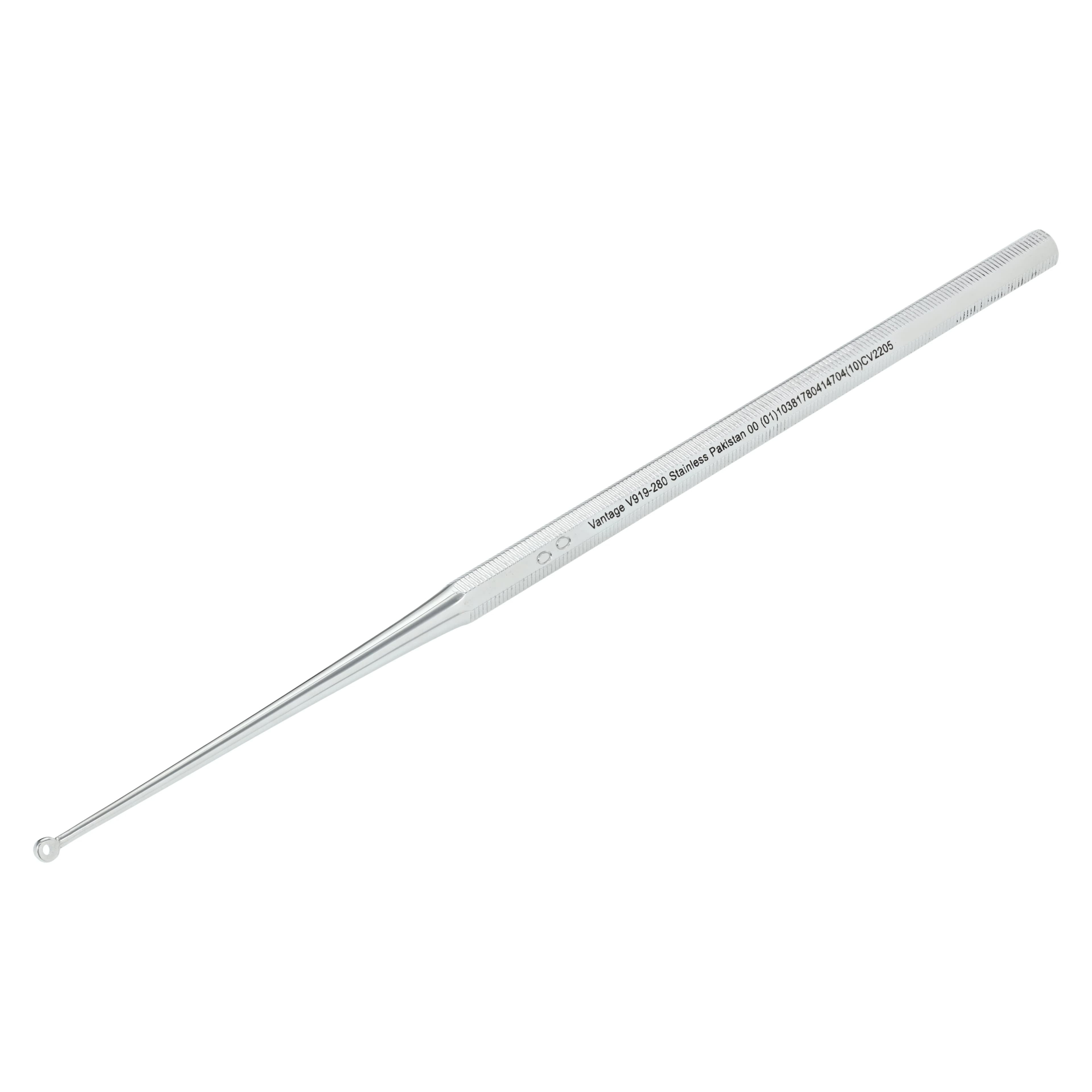 Vantage Buck Ear Curette, Blunt, Size #00, 6-1/2", Stainless Steel thumbnail 4