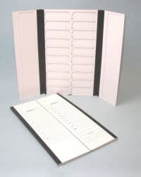 C&A Scientific Microscope Slide Storage Folder, Cardboard, White, 20 Positions, Each - Folder Slide Cardboard - Image 1