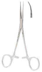 Coller Hemostatic Forceps, Curved, 6-1/4", Stainless Steel, Autoclavable, Each - Forcep Collar Delicate - Image 1