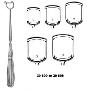 Barnhill Adenoid Curette, Size 2, 8-1/2" Stainless Steel, Each - Adenoid Currette Size 2 - Image 1