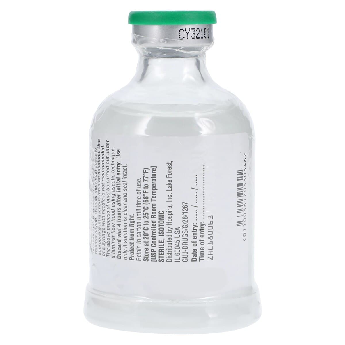 Cytarabine Injection AQ MDV, 20 mg/mL, 50 mL Multi-Dose Vial (Pfizer Injectables) thumbnail 5