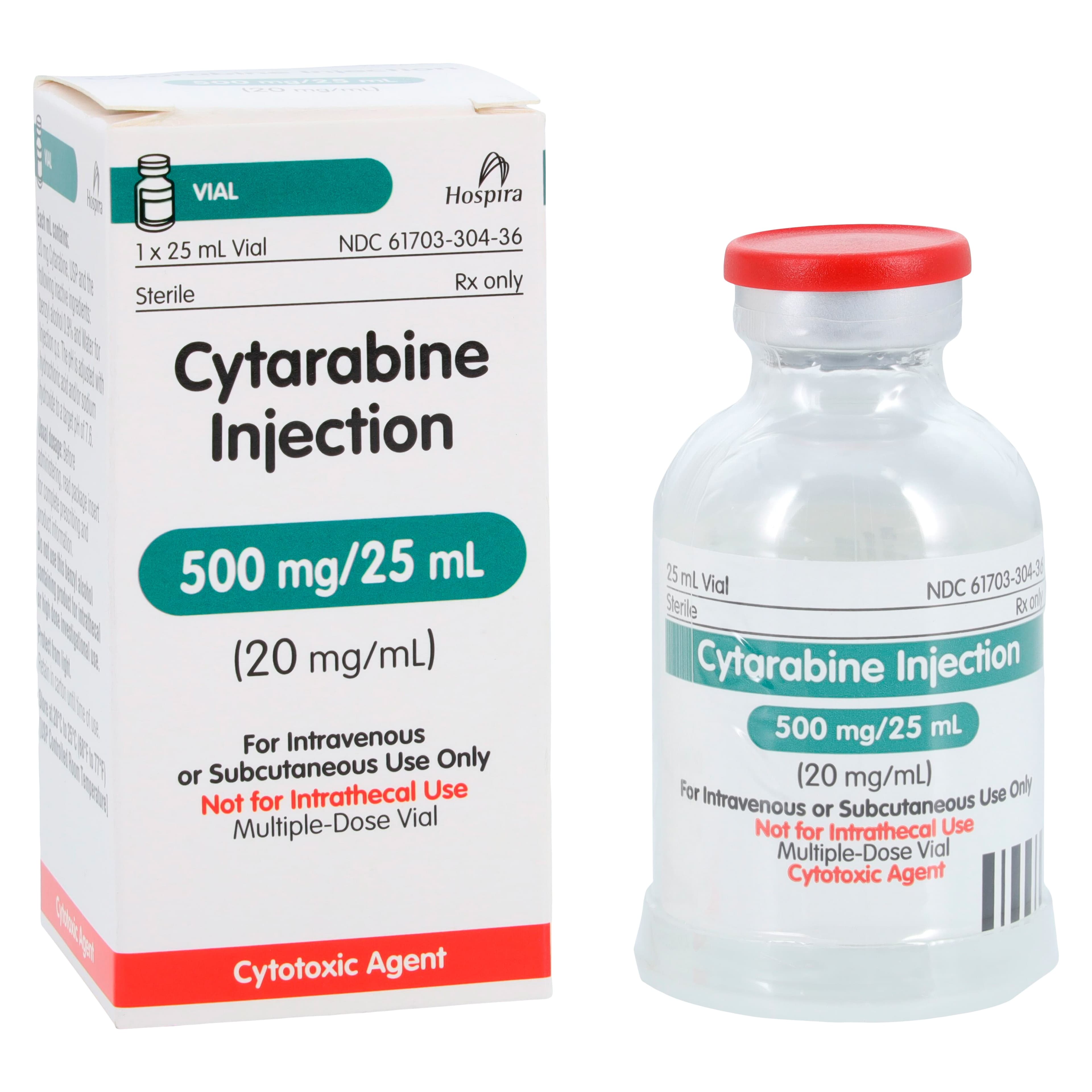 Cytarabine Injection AQ MDV, 20 mg/mL, 25 mL Multi-Dose Vial, Each - Cytarabine Injection AQ MDV - Image 1
