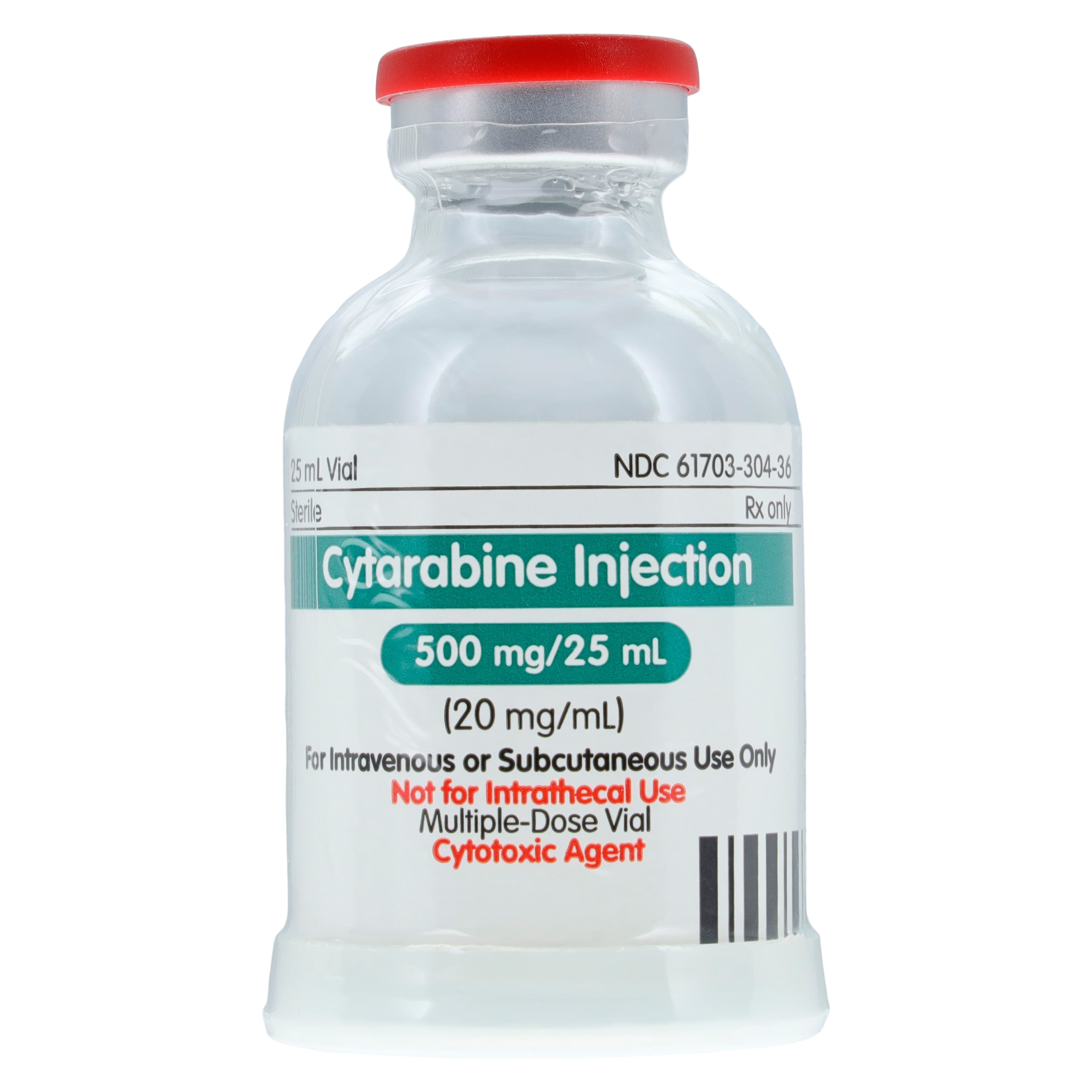 Cytarabine Injection AQ MDV, 20 mg/mL, 25 mL Multi-Dose Vial, Each thumbnail 3