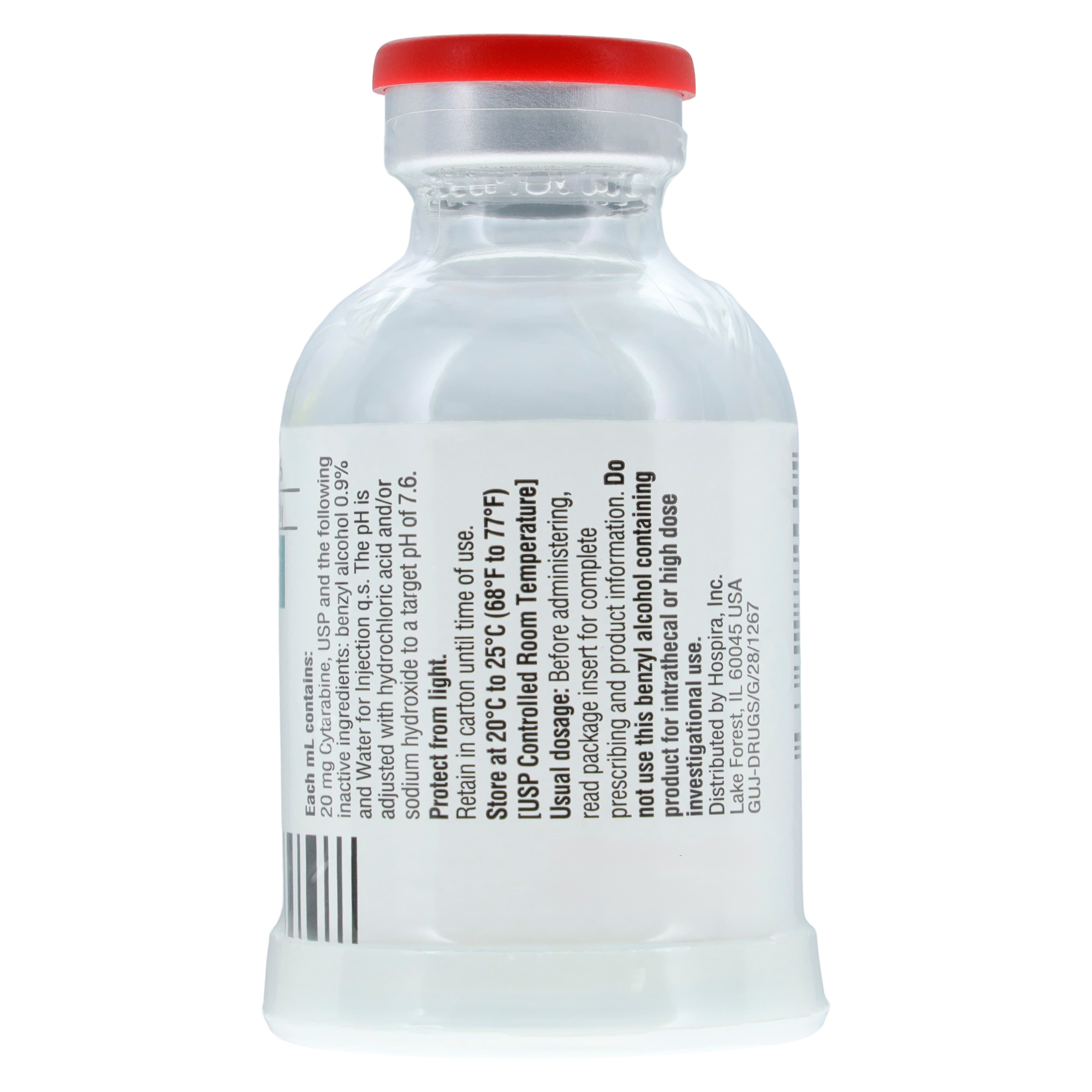 Cytarabine Injection AQ MDV, 20 mg/mL, 25 mL Multi-Dose Vial, Each thumbnail 4