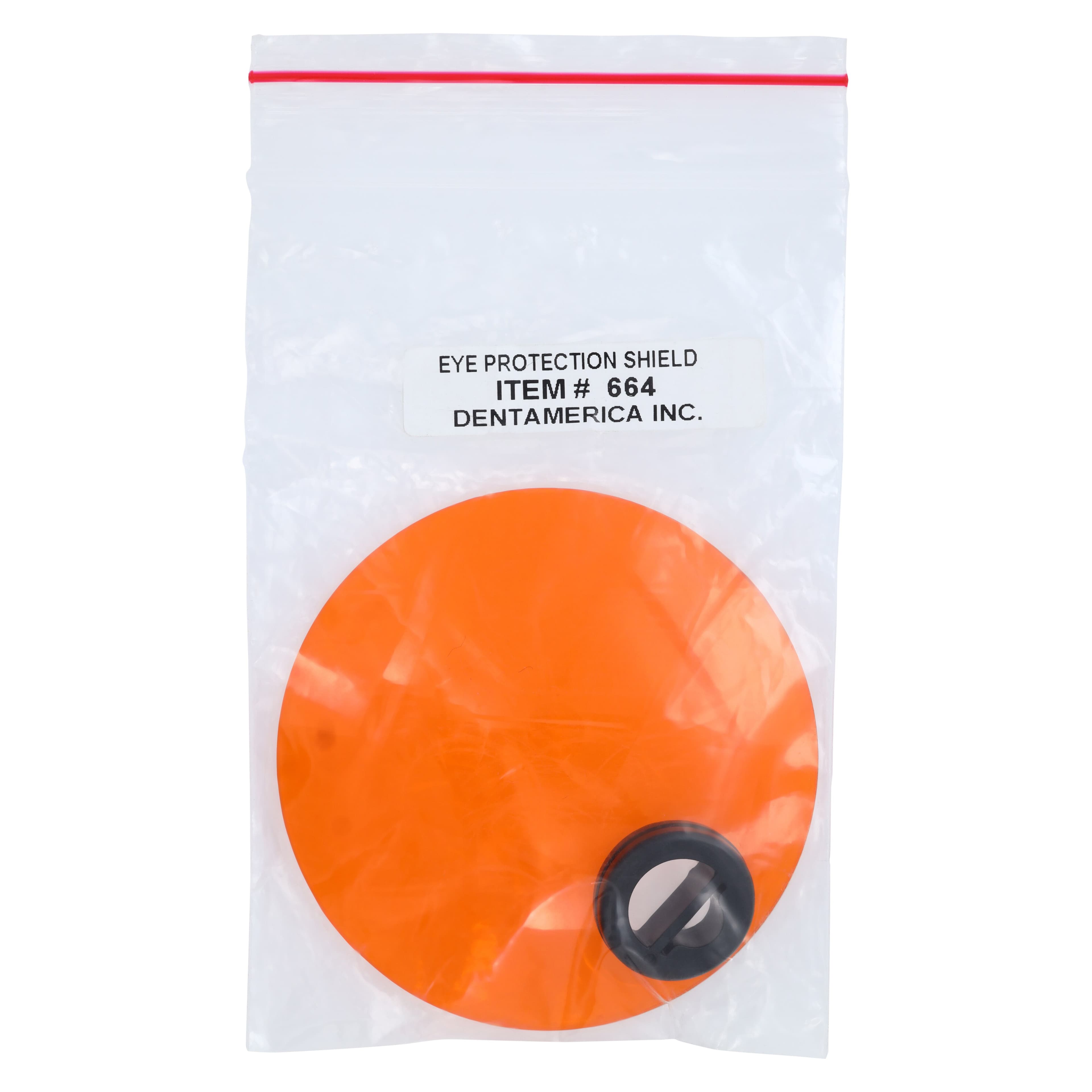 Dentamerica Universal Eye Protection Shield, Amber, Fits Litex 695 LED, 695C & 696 Cordless Curing Lights, 1/Pk, #664 thumbnail 3