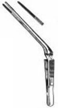 Miltex Wilde Dressing Forceps, 5-1/4" Serrated, Stainless Steel, Autoclavable - Forcep Wilde Dressing 5-1/4 - Image 1