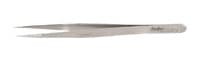 Swiss Jewelers Forcep, Straight Flat, 4-3/4" (12 cm), Stainless Steel, Non-Magnetic, Autoclavable - Swiss Forcep Micro Jeweler - Image 1