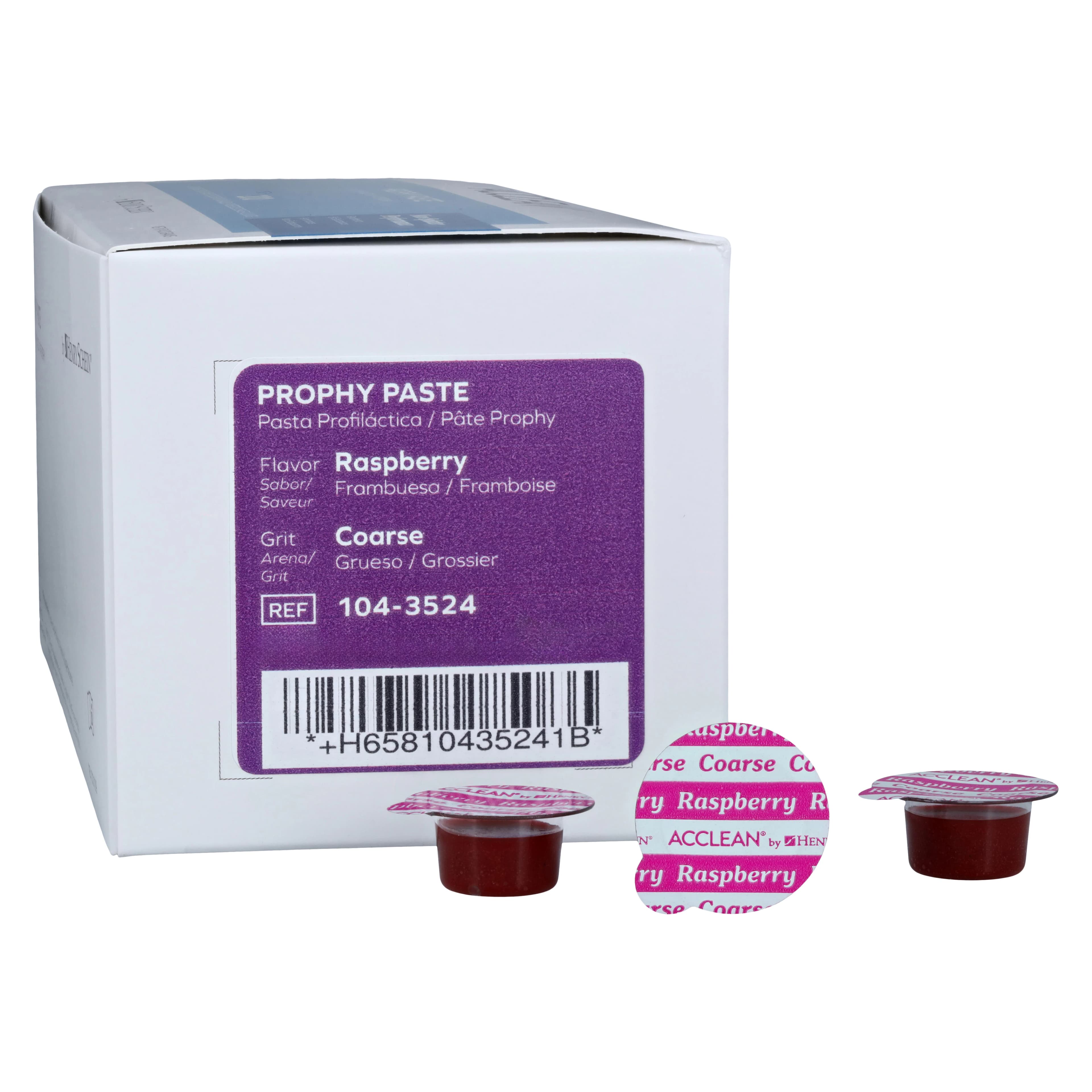 Acclean Prophy Paste Coarse, Raspberry, Gluten Free, Unit Dose Cups, 200/Box thumbnail 3
