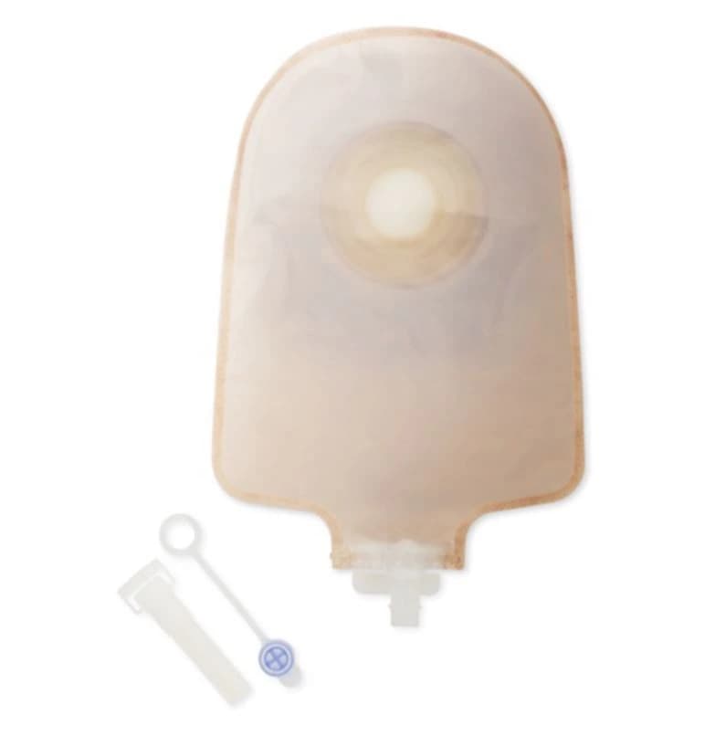 Hollister Premier 1-1/4" Urostomy Pouch, Transparent, Convex, Pre-Sized/Standard - Urostomy Pouch Convex Prem. - Image 1