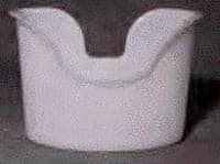 Doctor Easy Rhino Ear Wash Basin, Round Plastic, White, Universal - Basin Earwash Plst Uni Atcl Wh - Image 1