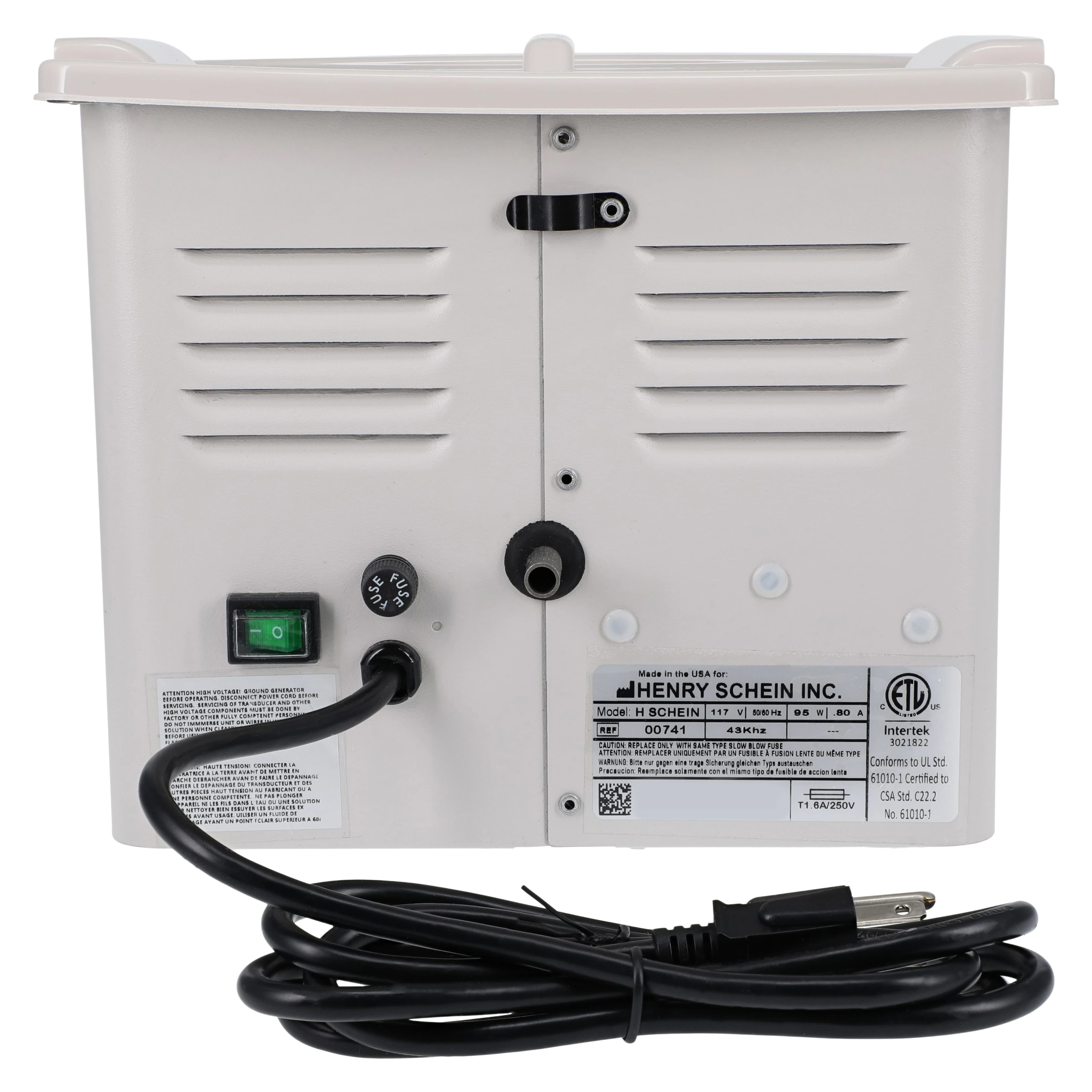 Ultrasonic Cleaner with Digital Touch Pad, 43 kHz, 3 3/8 Quarts, Beige, 117V, 01KEZKNM29KJ29SV6ER0HC606K thumbnail 4