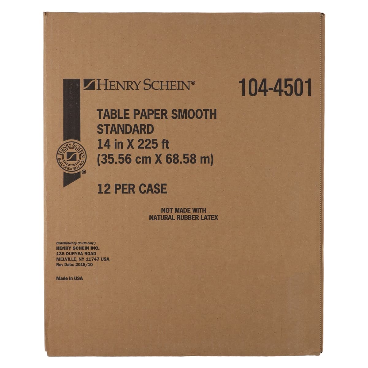 Henry Schein Exam Table Paper, Smooth, White, Standard, 14 in x 225 ft, 12/Case thumbnail 2