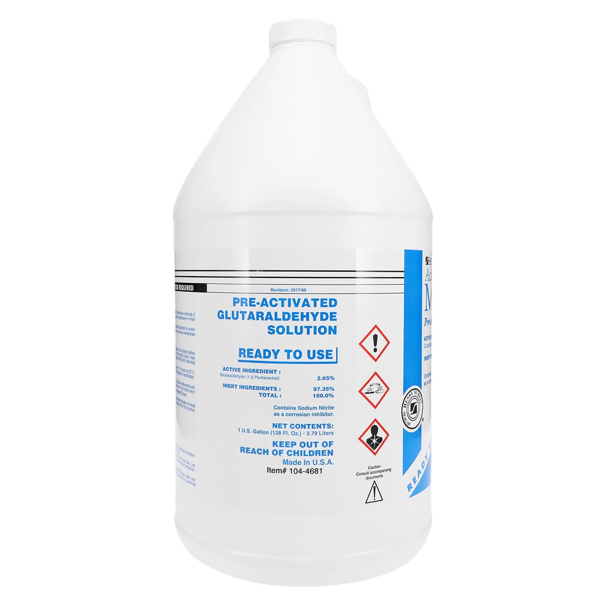 Activated MaxiCide Disinfecting Solution, 2.65% Glutaraldehyde, 30-Day, 1 Gallon Bottle thumbnail 3