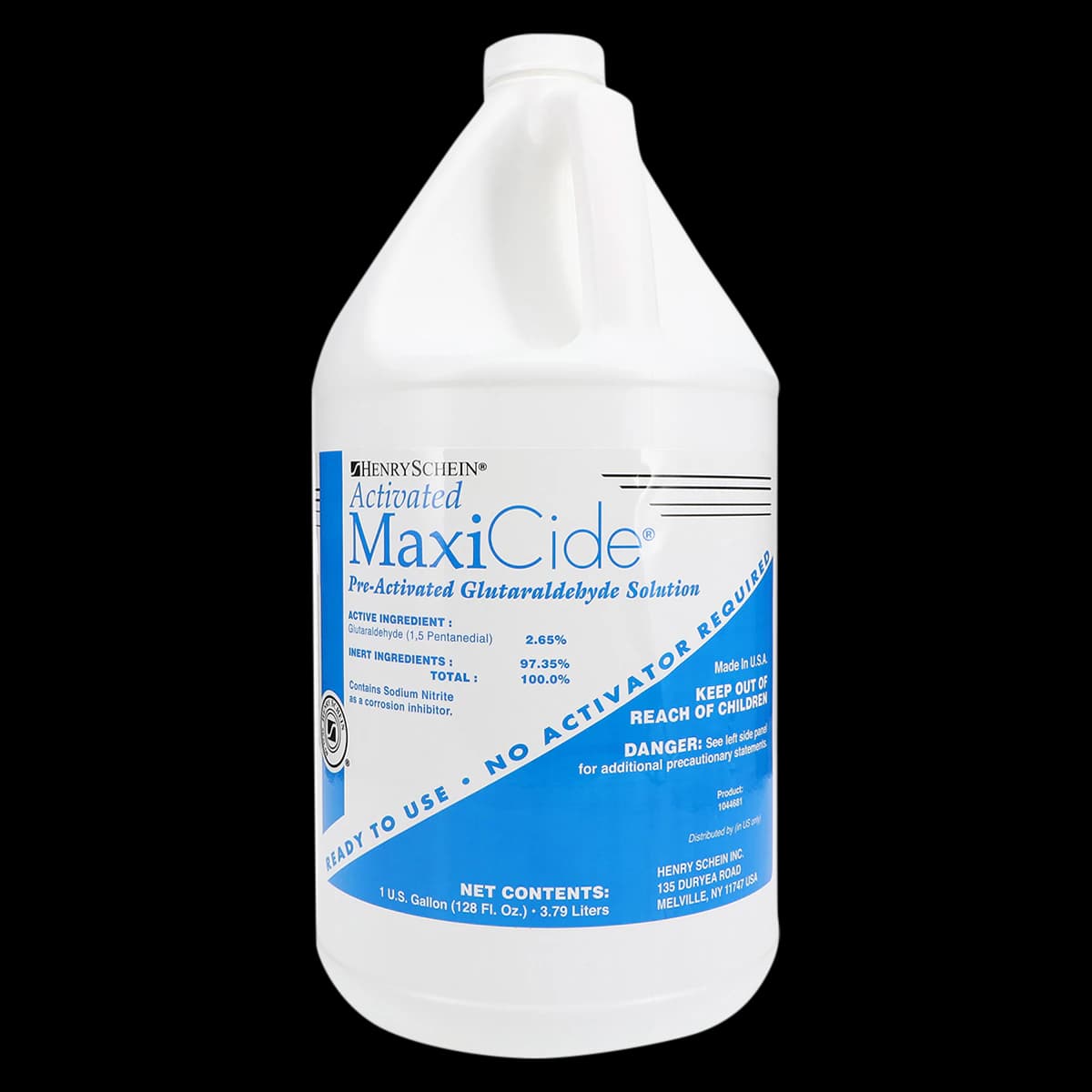 Activated MaxiCide Disinfecting Solution, 2.65% Glutaraldehyde, 30-Day, 1 Gallon Bottle - Activated MaxiCide Disinfecting Solution - Image 1