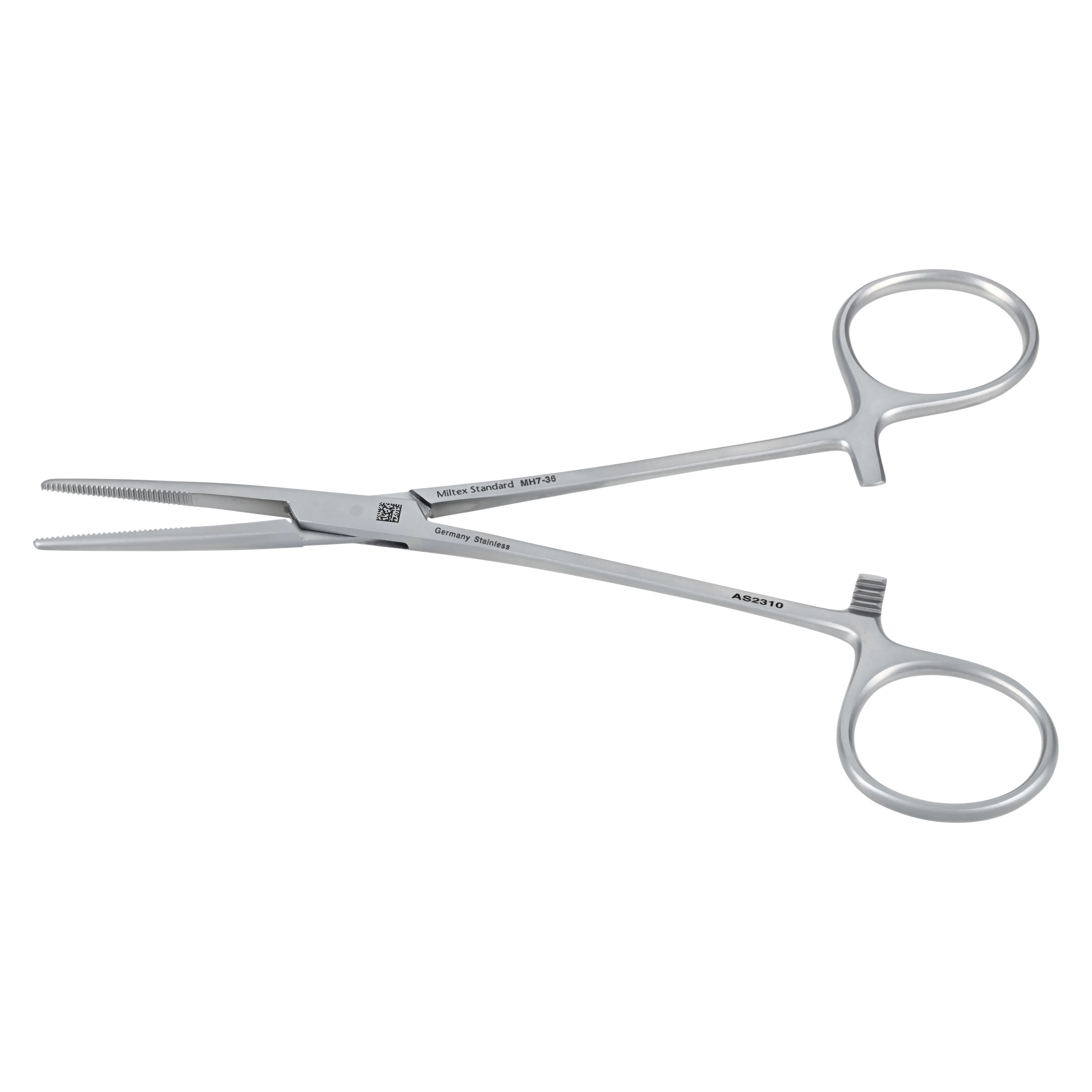 Miltex Meister-Hand Kelly Hemostat Forceps, Straight, 5-1/2", Stainless Steel, Autoclavable, Each thumbnail 2