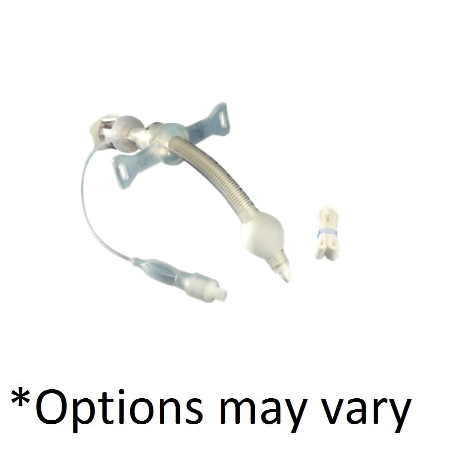 Bivona TTS Tracheostomy Tube, 7mm, Adult, 120mm Length, Each - Table Bivonia Ad Neckflange - Image 1