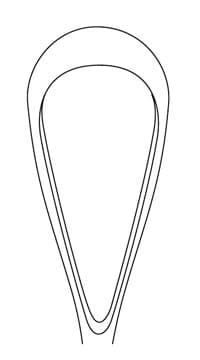 Meister-Hand Sims Uterine Curette, Size 3 Loop, 11" Stainless Steel, Each - MH Curette Sim Maleable - Image 1