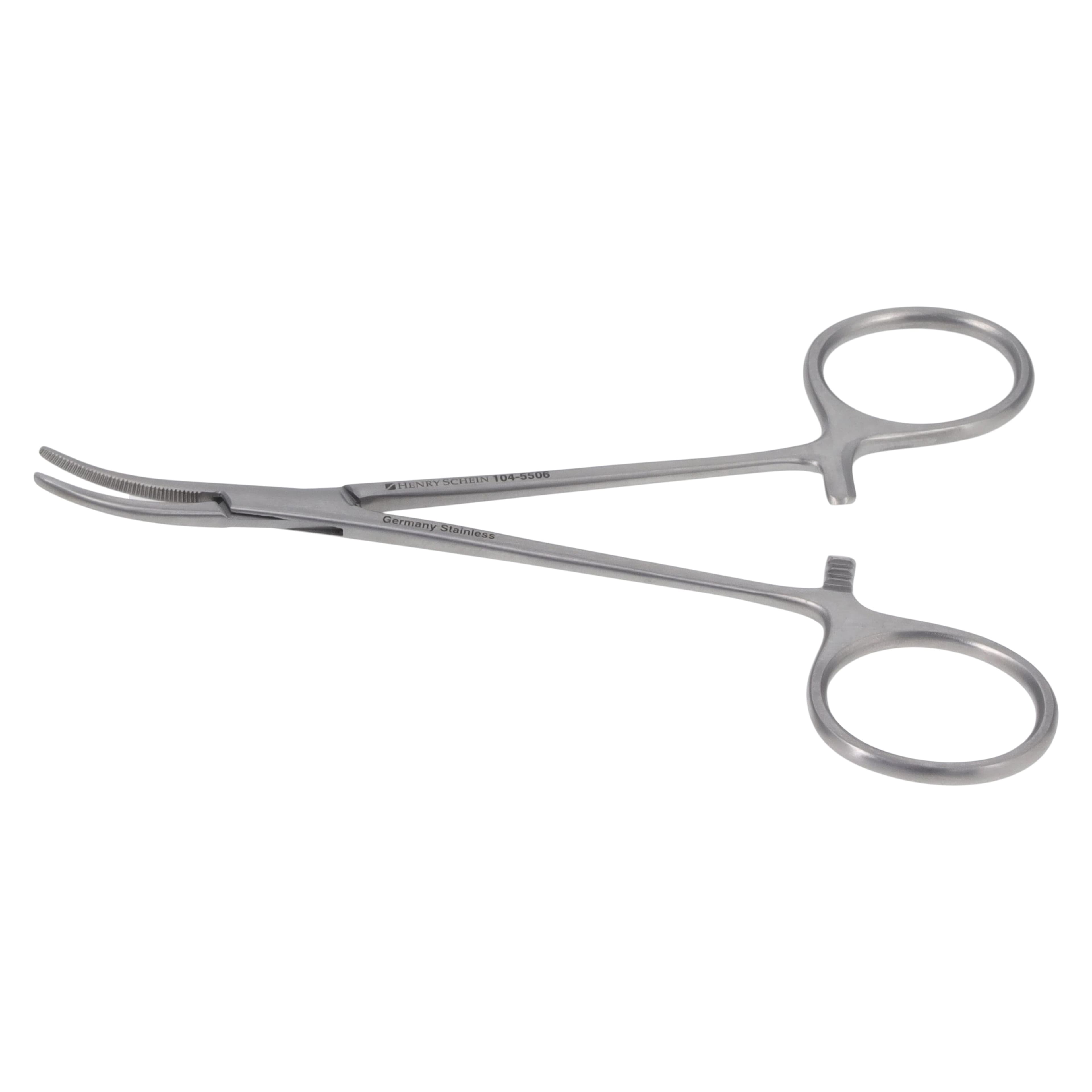 Henry Schein Halsted Mosquito Hemostatic Forceps, Curved, 5" Stainless Steel, Autoclavable, Each thumbnail 2