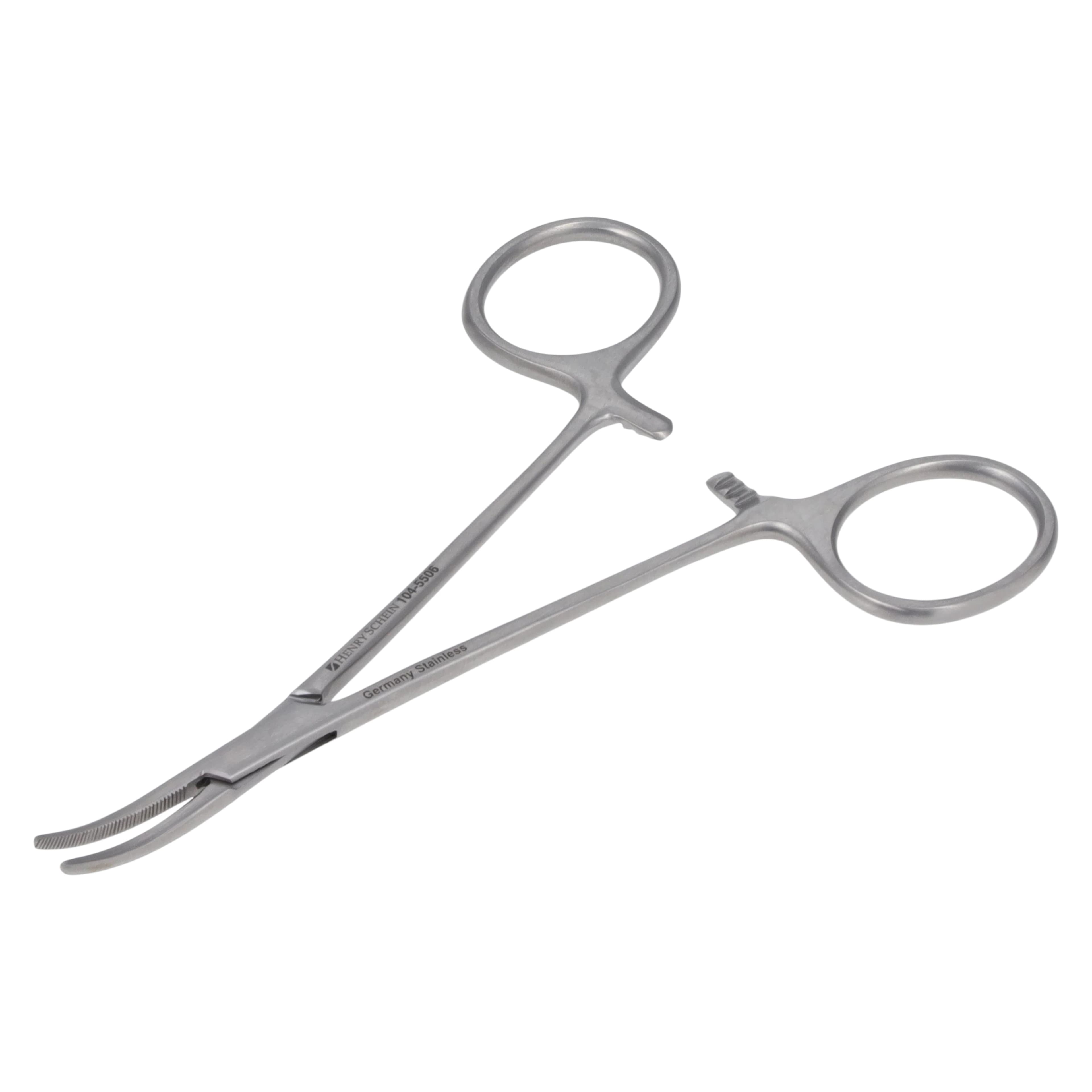 Henry Schein Halsted Mosquito Hemostatic Forceps, Curved, 5" Stainless Steel, Autoclavable, Each thumbnail 3