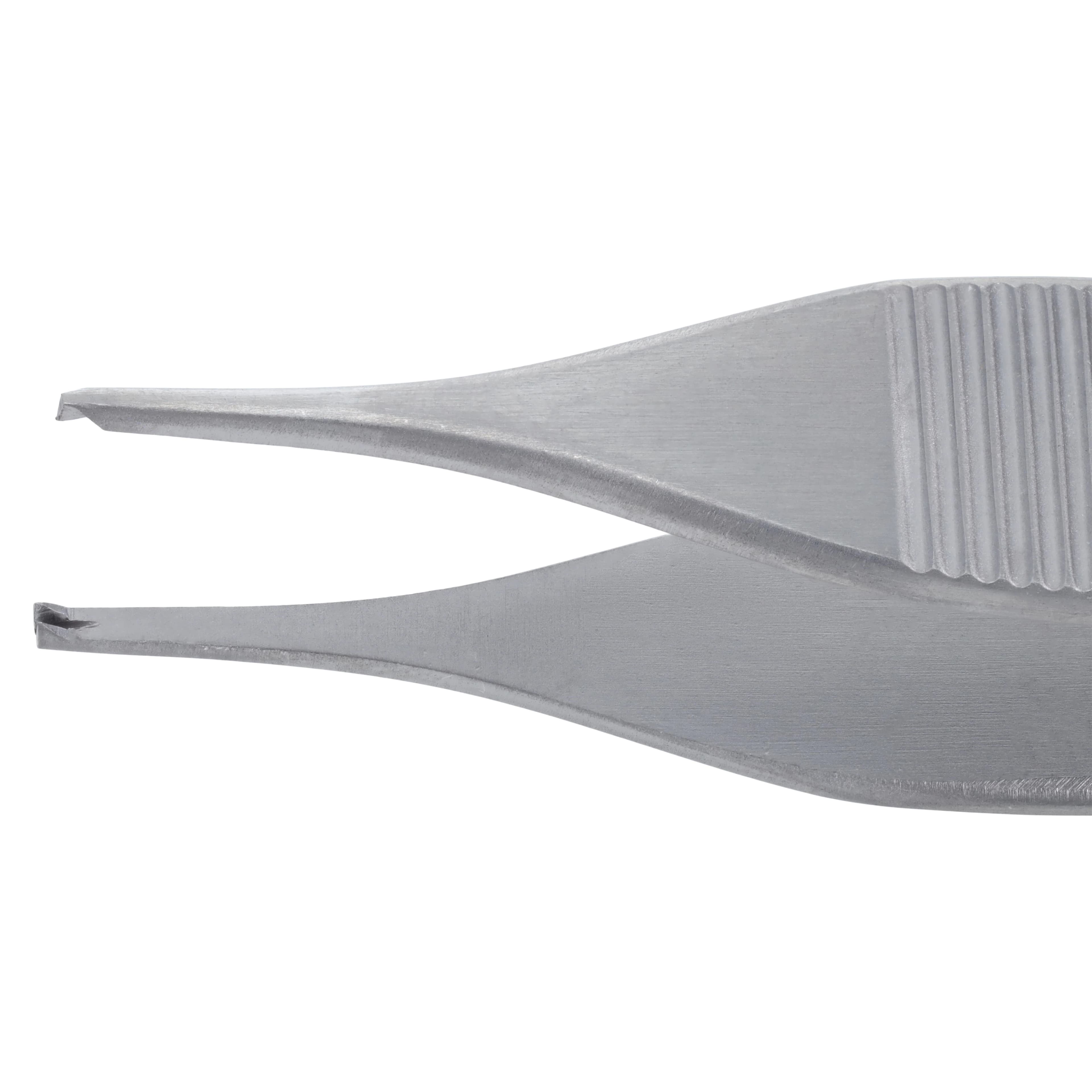 Henry Schein Hudson Tissue Forceps, 1x2 Teeth, Serrated, 4-3/4" Stainless Steel, Autoclavable, Each thumbnail 2