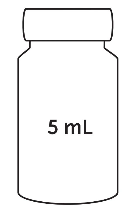 Alk-Abello Sterile Empty Vial with Glass, 13x16.5mm, 5cc, 50/Package - Vial SEV 13mm 5CC - Image 1