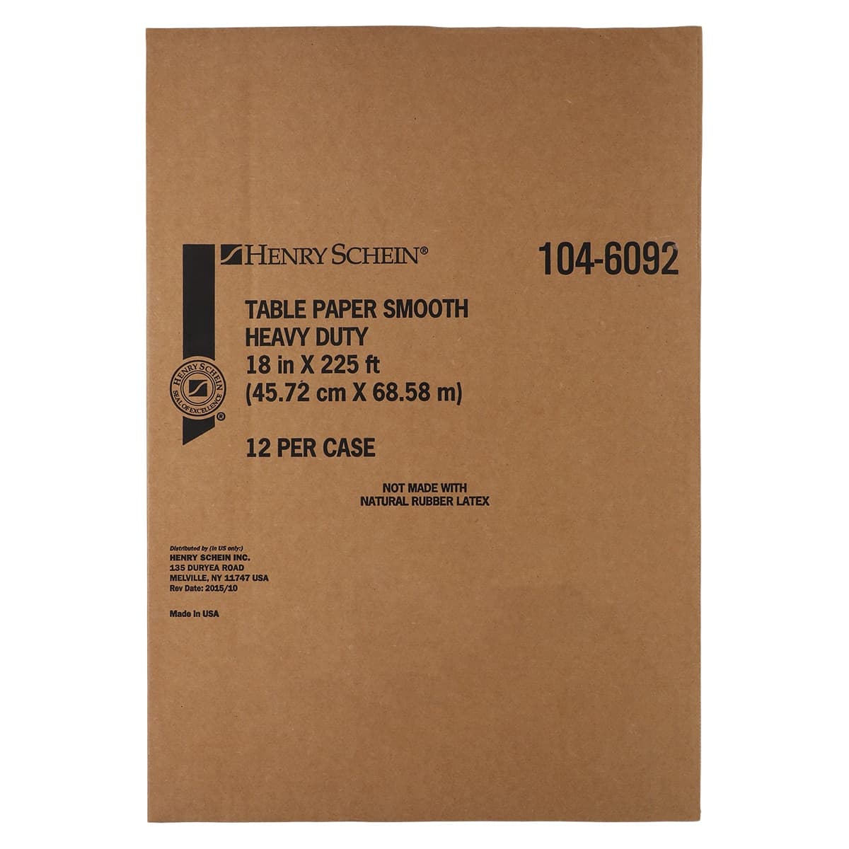 Henry Schein Table Paper Smooth HD White, 18 in x 225 Feet, 12/Case thumbnail 3