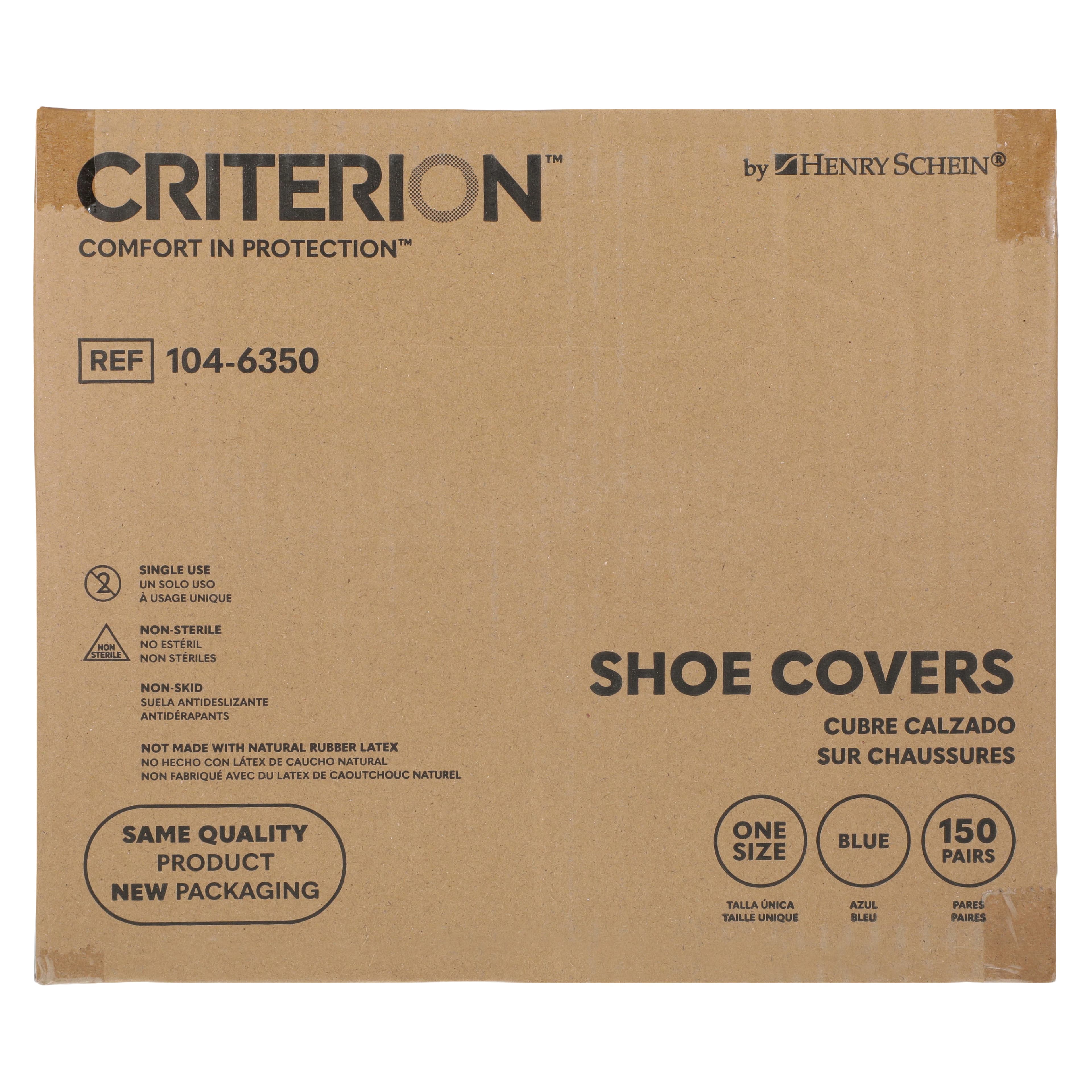 Criterion Cover Shoe, Blue, One Size Fits Most, Polypropylene, Non-Sterile, 150 Pairs/Case thumbnail 6