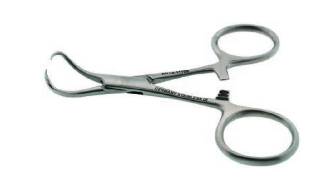 Backhaus Towel Clamp, Stainless Steel, Autoclavable, Reusable, Each - Clamp Backhaus Towel - Image 1