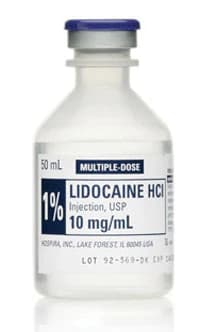 Lidocaine HCl Injection 1% Multiple-Dose Vial, 50 mL, 25/Package - Lidocaine HCl Inj MDV 50mL - Image 1
