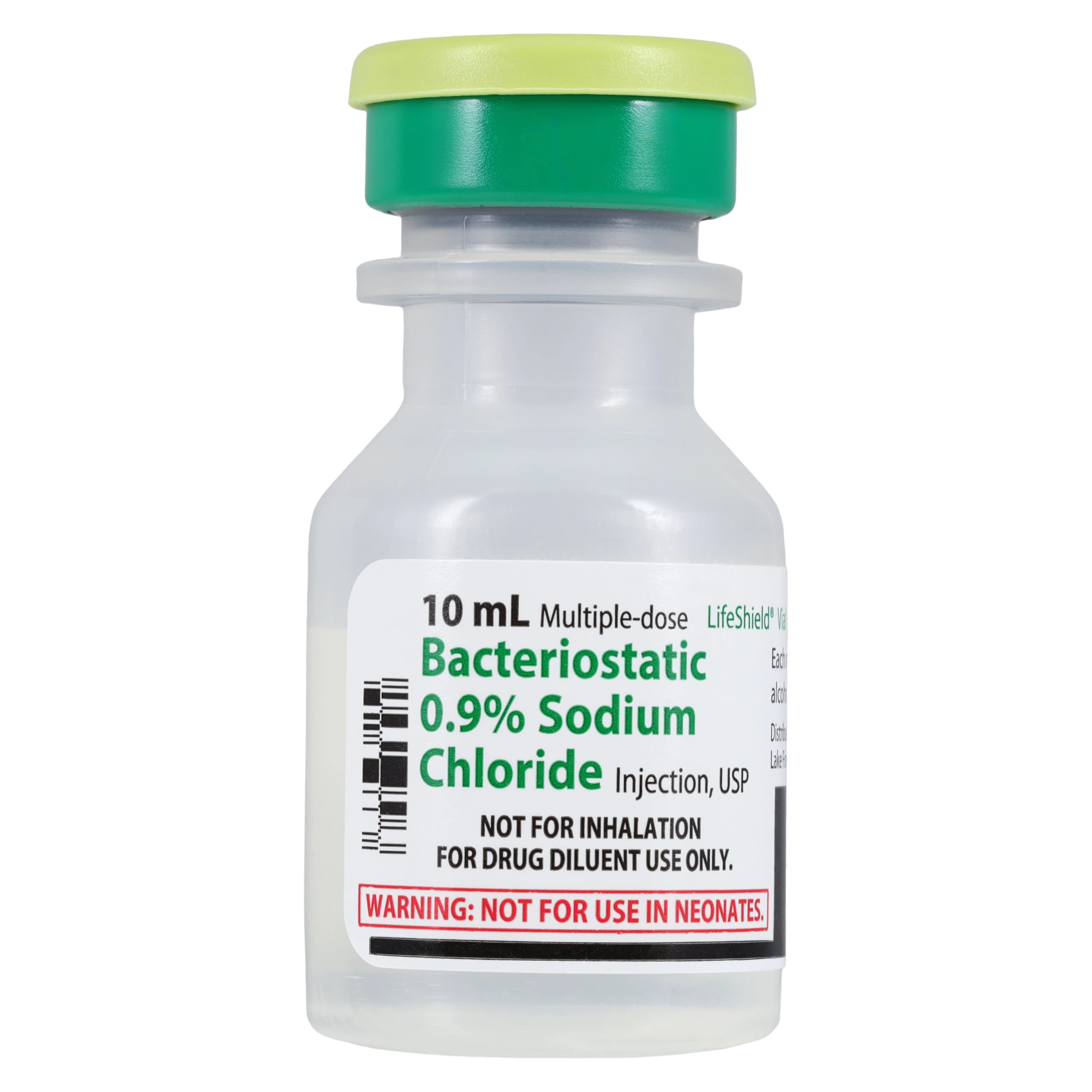 Sodium Chloride 0.9% Bacteriostatic Injection, Multiple-Dose Vial, 10 mL, 25/Box, Pfizer thumbnail 3