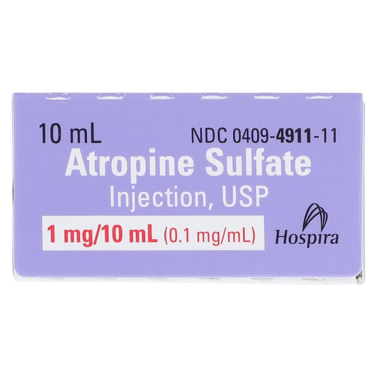 Atropine Sulfate Injection 0.1 mg/mL, Abboject LifeShield Syringe, 10 mL, Each thumbnail 5