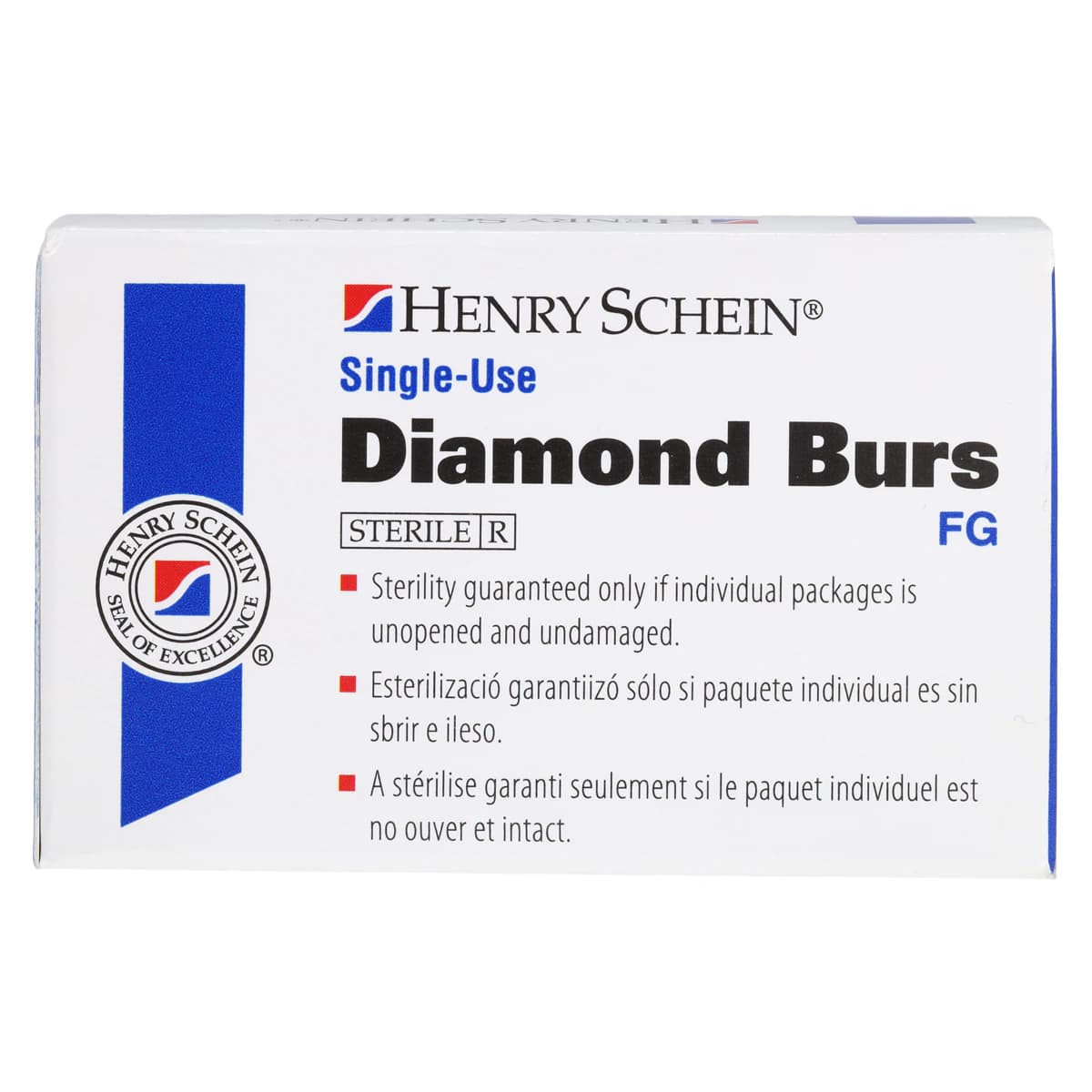 HSI Flame FG Diamond Burs, Single Use, Coarse, 862-016C, 25/Box thumbnail 4