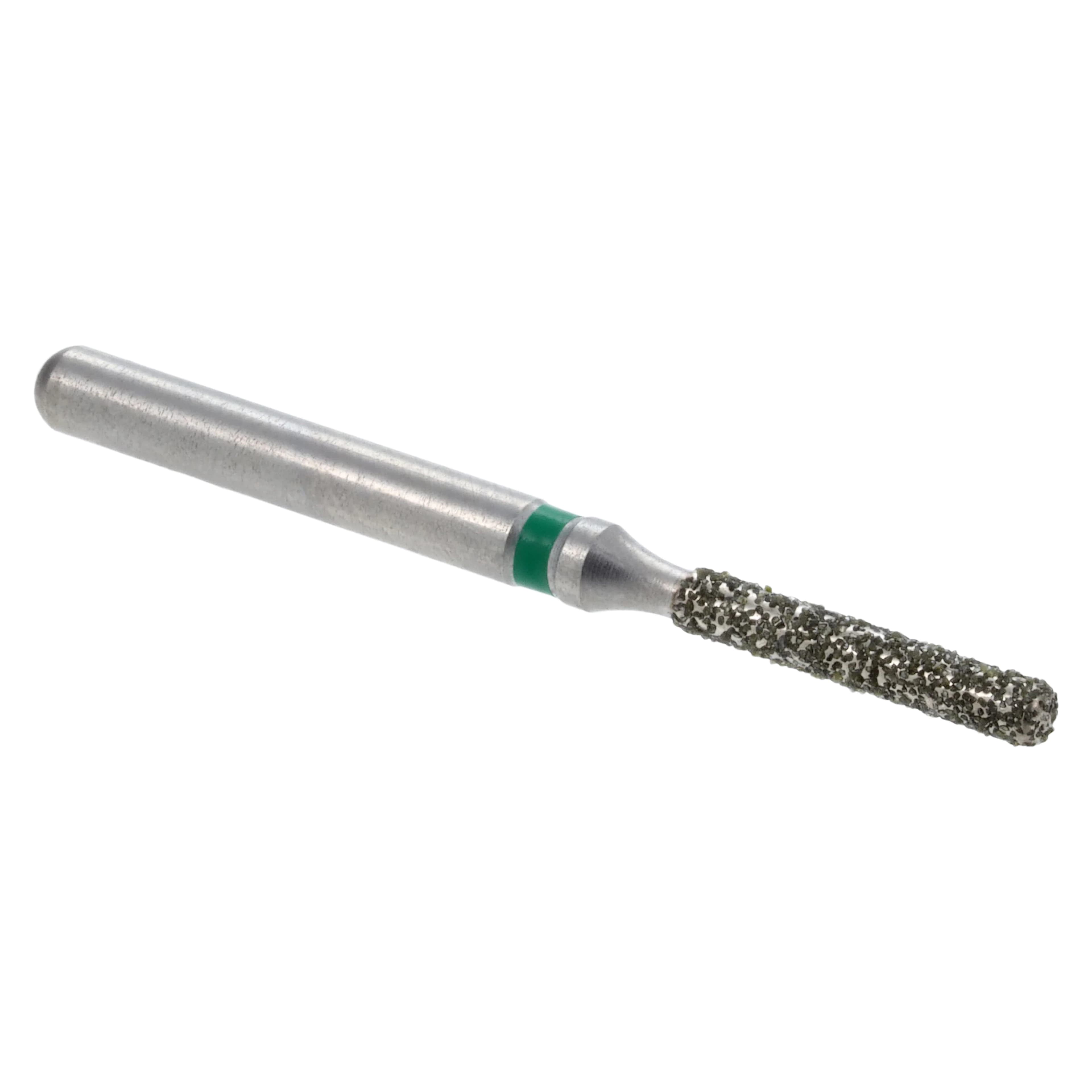 HSI Round End Cylinder FG Diamond Burs, Single Use, Coarse, KS-1, 25/Box thumbnail 3