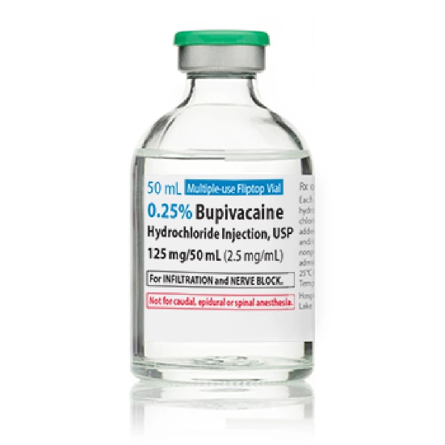 Bupivacaine HCL Injection 0.25% MDV 50ml, 25/Package thumbnail 2