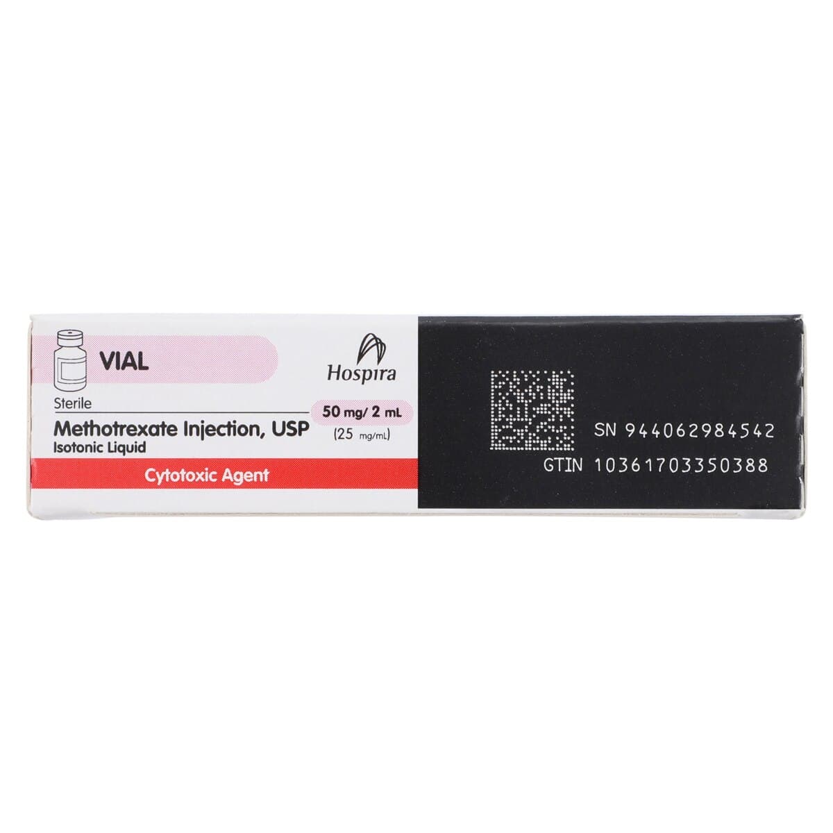 Methotrexate Sodium Injection, 25 mg/mL, 2 mL Multi-Dose Vial, 5/Package thumbnail 2