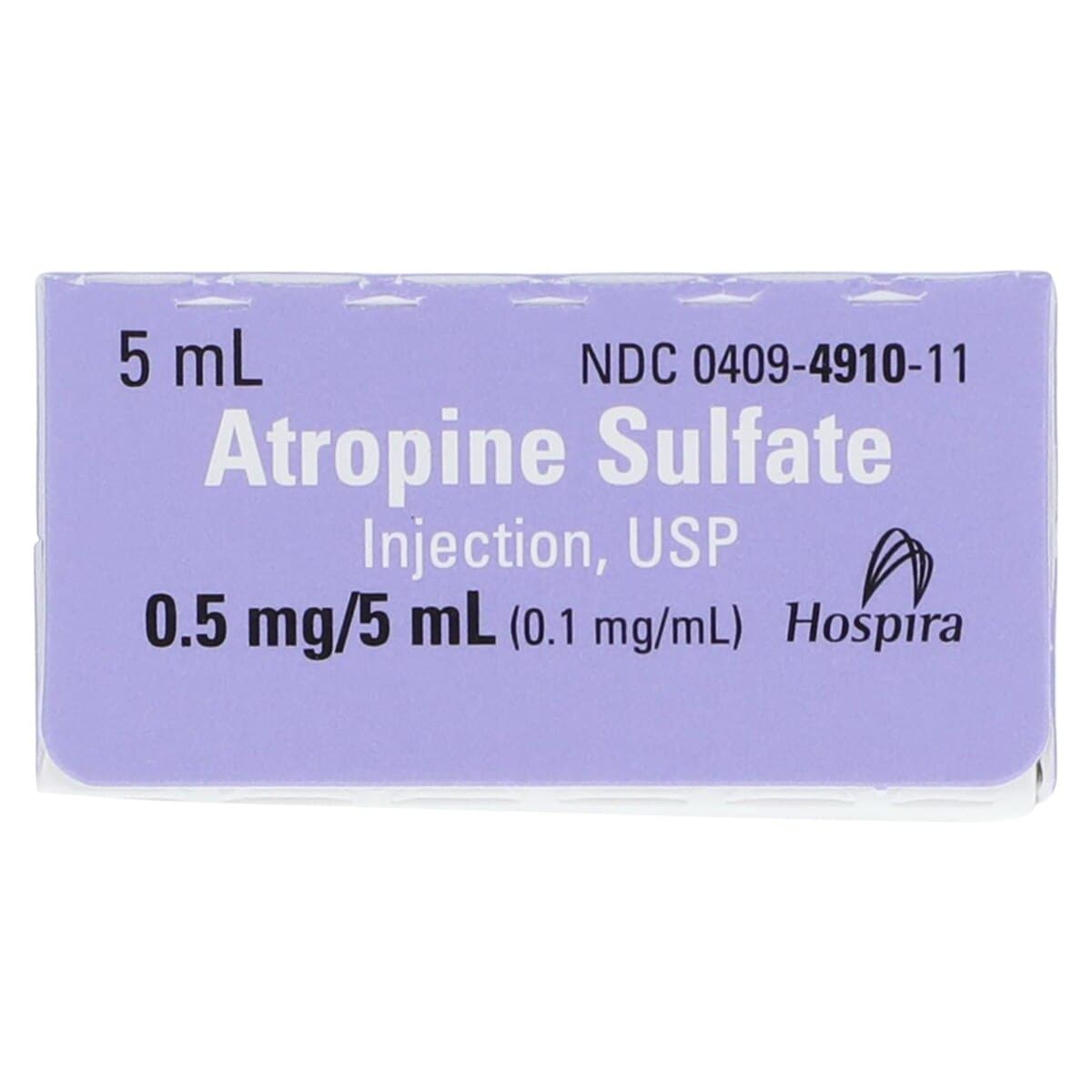 Atropine Sulfate Injection 0.1 mg/mL, Abboject LifeShield Syringe, 5 mL, Each thumbnail 5