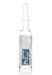 Lidocaine HCl Injection 2% Preservative-Free Ampule 10mL, 25/Package (Pfizer Injectables) thumbnail 2