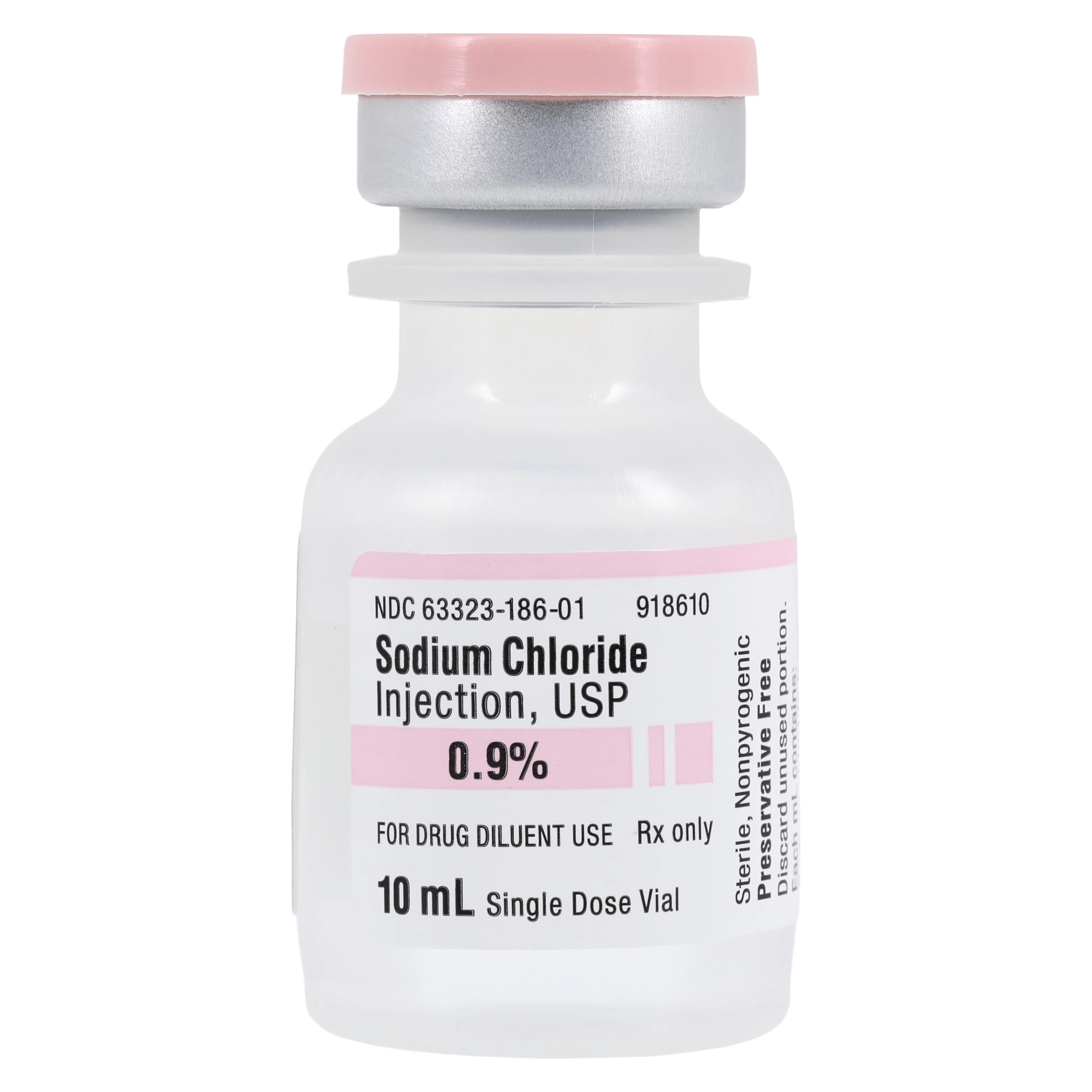 Sodium Chloride Injection 0.9% PF SDV 10mL, 25/Package thumbnail 3